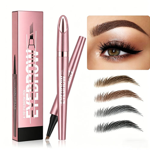 🖌️ Waterproof Micro-Fork Brow Pencil – Natural Hair-Like Brows