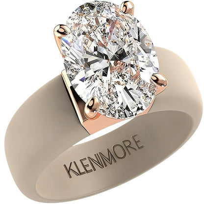 🔥Buy 1 Get 1 Free🔥KLENIMORE Silicone Ring – Emerald Cut CZ | Patent-Pending Design
