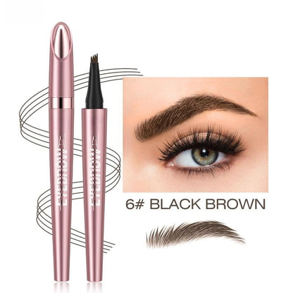 🖌️ Waterproof Micro-Fork Brow Pencil – Natural Hair-Like Brows