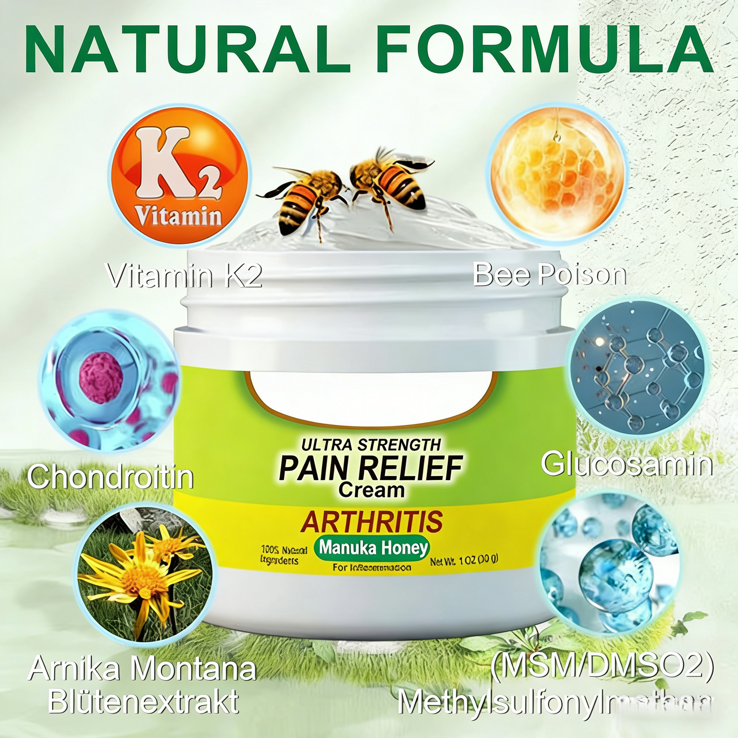 🐝New Zealand Bee venom Joint and Bone Therapy Advanced Cream⏳Limited time discount of 80%⏳