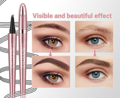 🖌️ Waterproof Micro-Fork Brow Pencil – Natural Hair-Like Brows