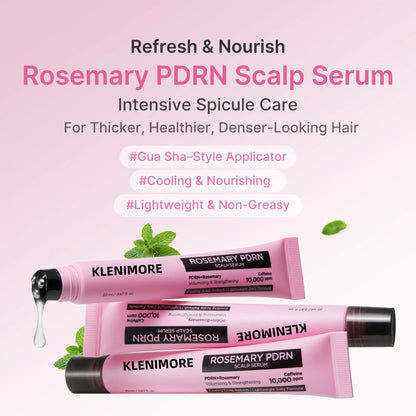 Rosemary PDRN Spicule Scalp Serum| Dry & Oily, Flaky-looking Scalp