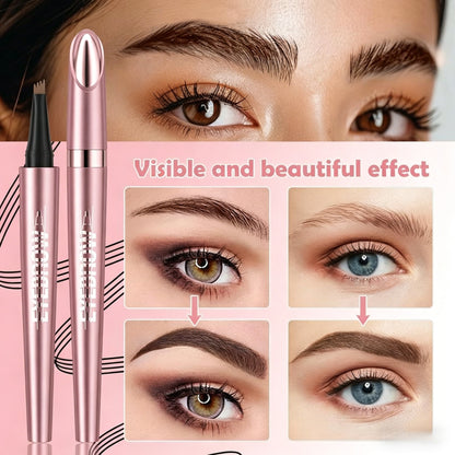 🖌️ Waterproof Micro-Fork Brow Pencil – Natural Hair-Like Brows