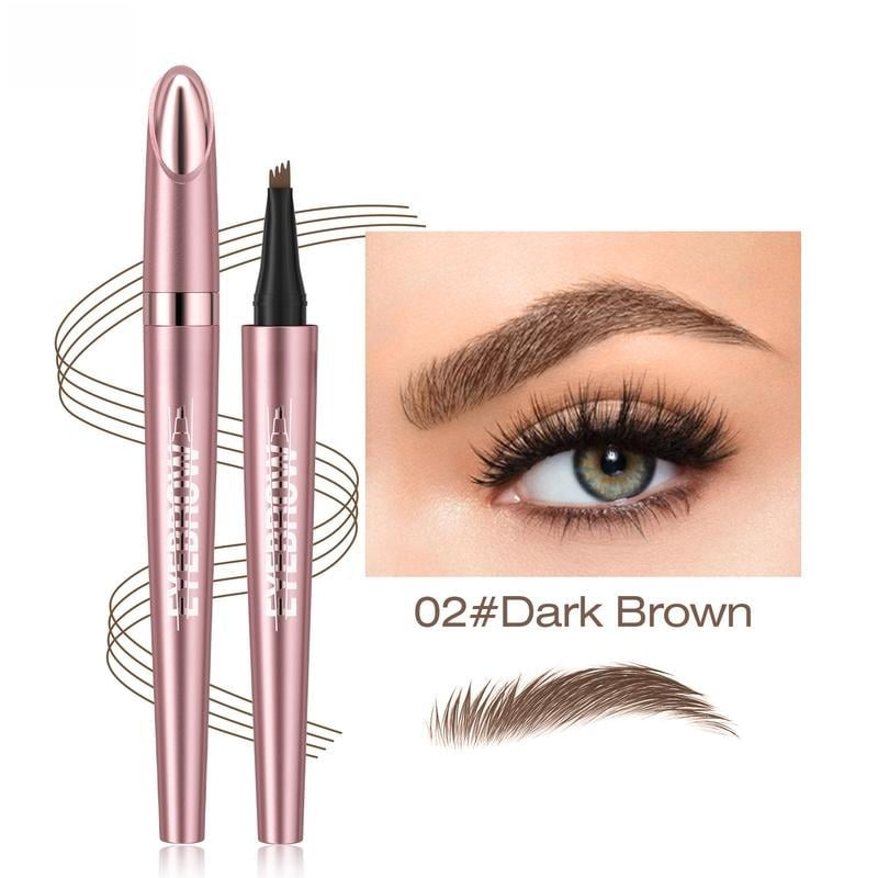 🖌️ Waterproof Micro-Fork Brow Pencil – Natural Hair-Like Brows