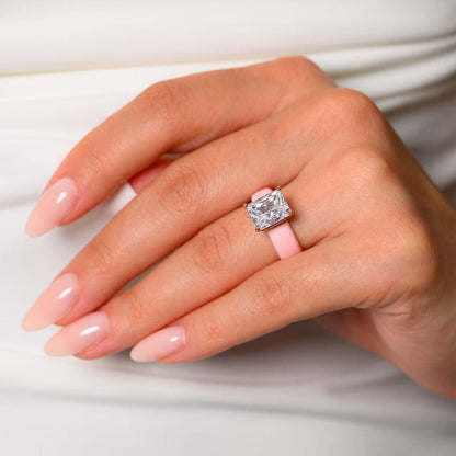 🔥Buy 1 Get 1 Free🔥KLENIMORE Silicone Ring – Emerald Cut CZ | Patent-Pending Design