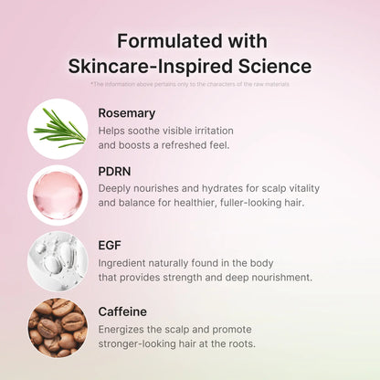 Rosemary PDRN Spicule Scalp Serum| Dry & Oily, Flaky-looking Scalp