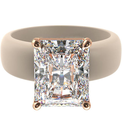 🔥Buy 1 Get 1 Free🔥KLENIMORE Silicone Ring – Emerald Cut CZ | Patent-Pending Design